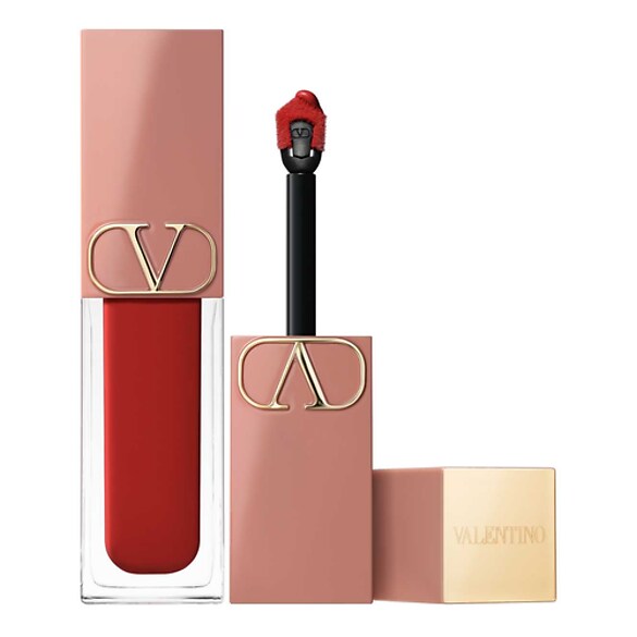 Liquirosso - Colore liquido mat intenso per labbra e zigomi, VALENTINO MAKE UP